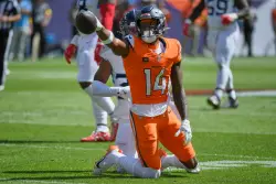 WATCH: Bo Nix connects with Courtland Sutton for 22-yard touchdown against Titans